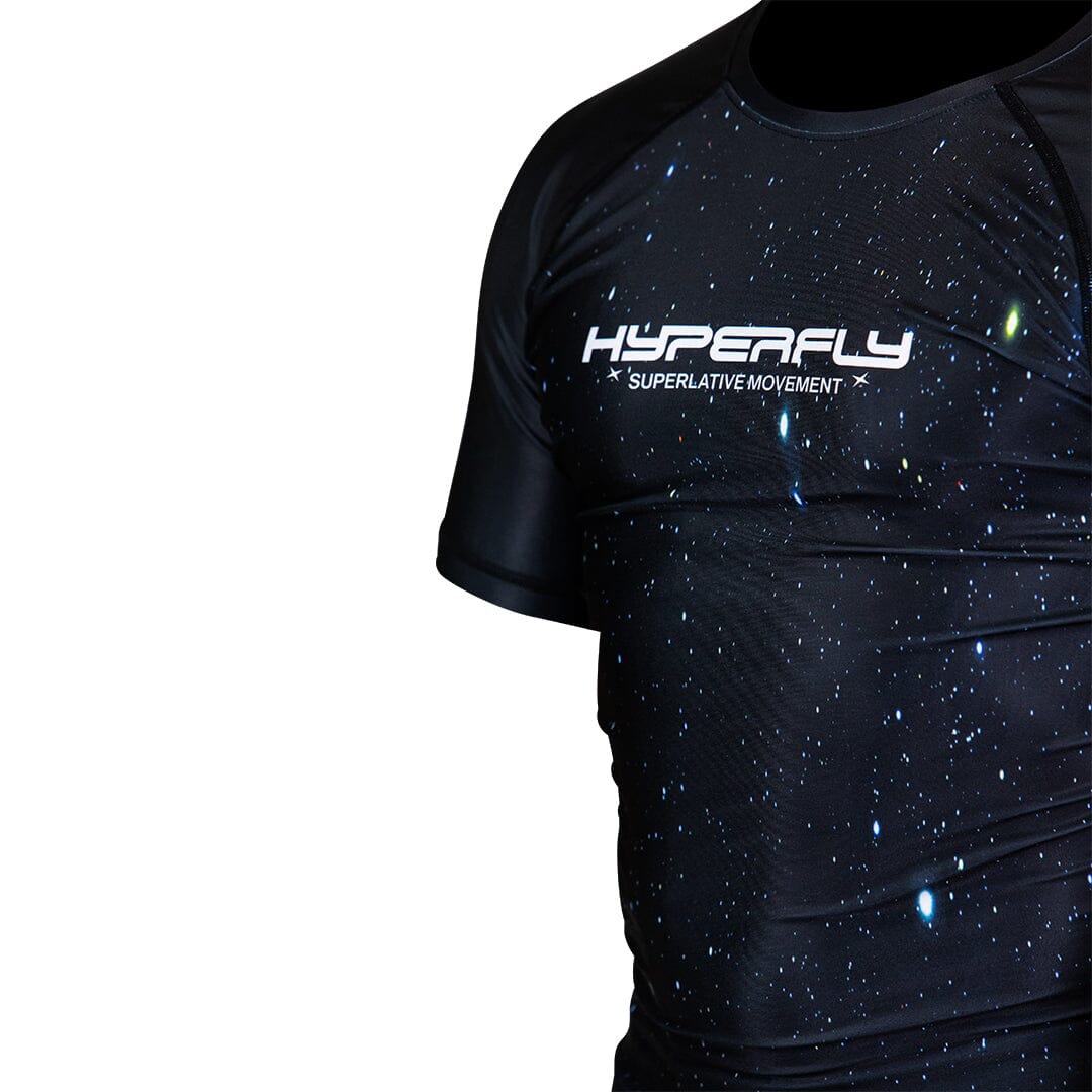 CyberFly Short Sleeve Universe Rash Guard No Gi - Rash Guard Hyperfly 