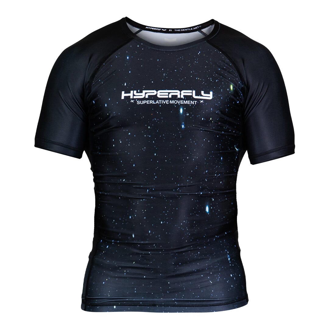 CyberFly Short Sleeve Universe Rash Guard No Gi - Rash Guard Hyperfly 