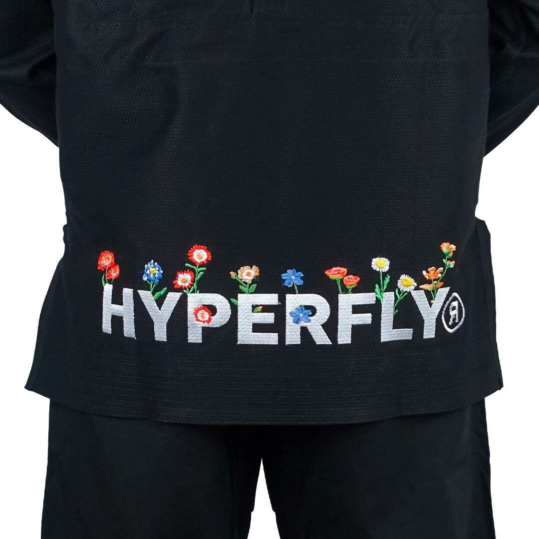 Flora Gi Black Jacket Only (Preorder) Kimono - Adult Hyperfly 