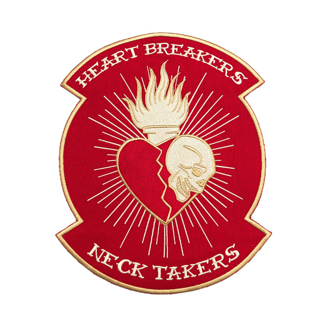 Heart Breakers Neck Takers Patch Accessory Hyperfly 