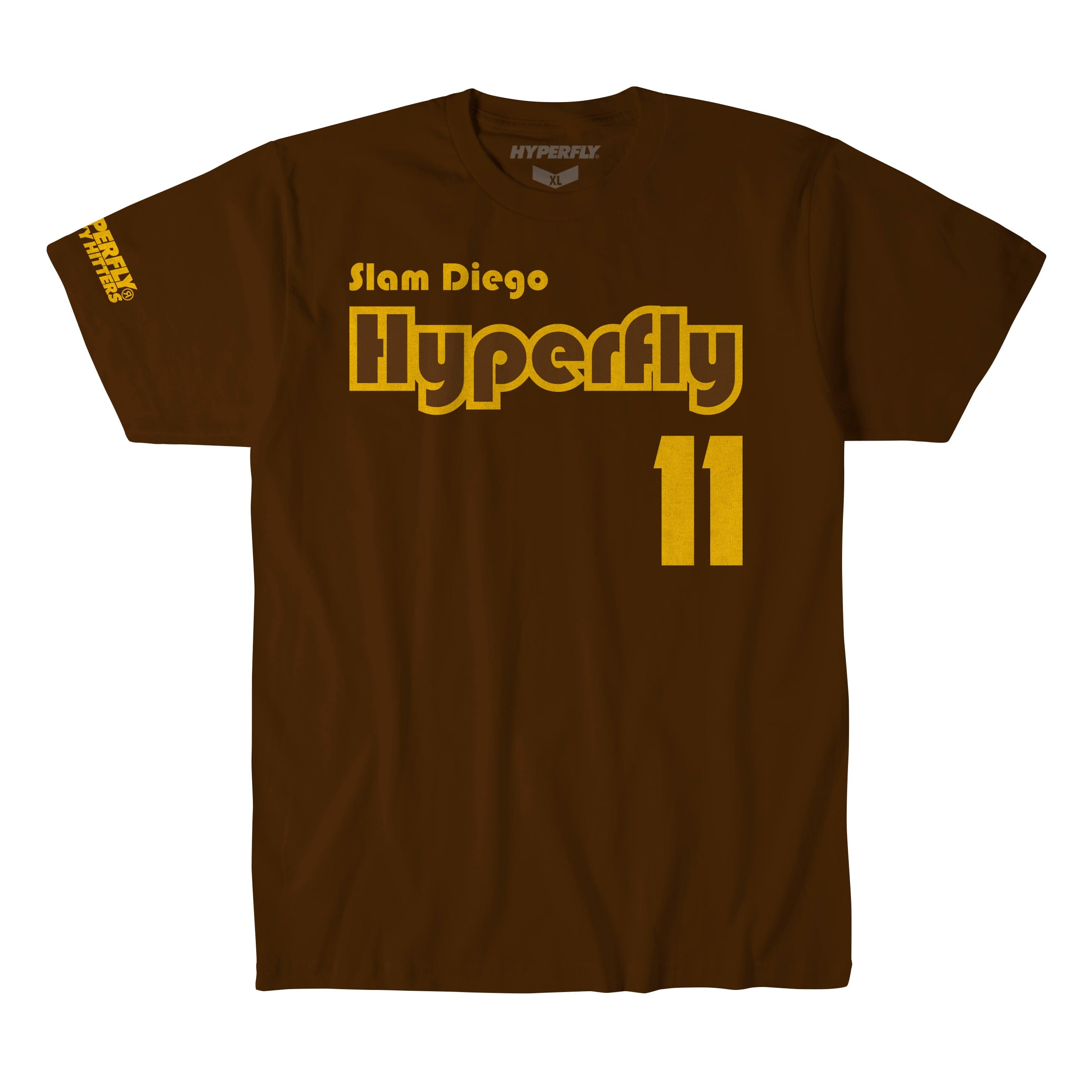 Heavy Hitters Brown Tee Hyperfly Small 