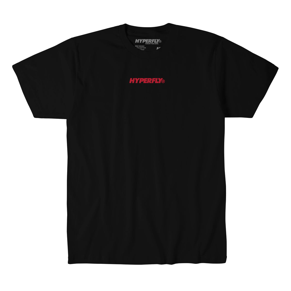 Hyperfly Core Tee Apparel / Tops / Tee Hyperfly Black Small 