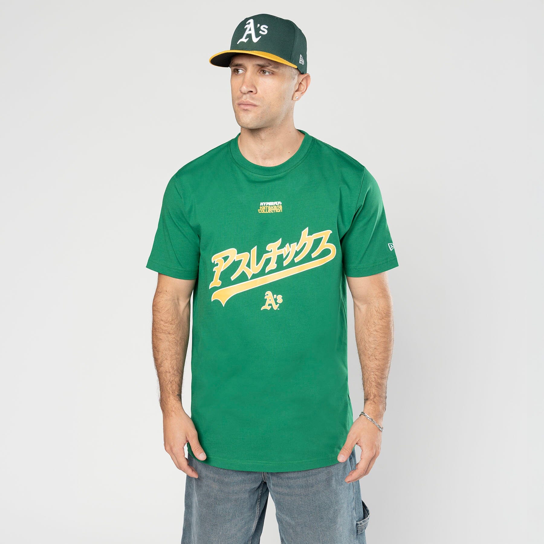 HYPERFLY + MLB + New Era Oakland Athletics Tee Apparel / Tops / Sweatshirt Hyperfly 