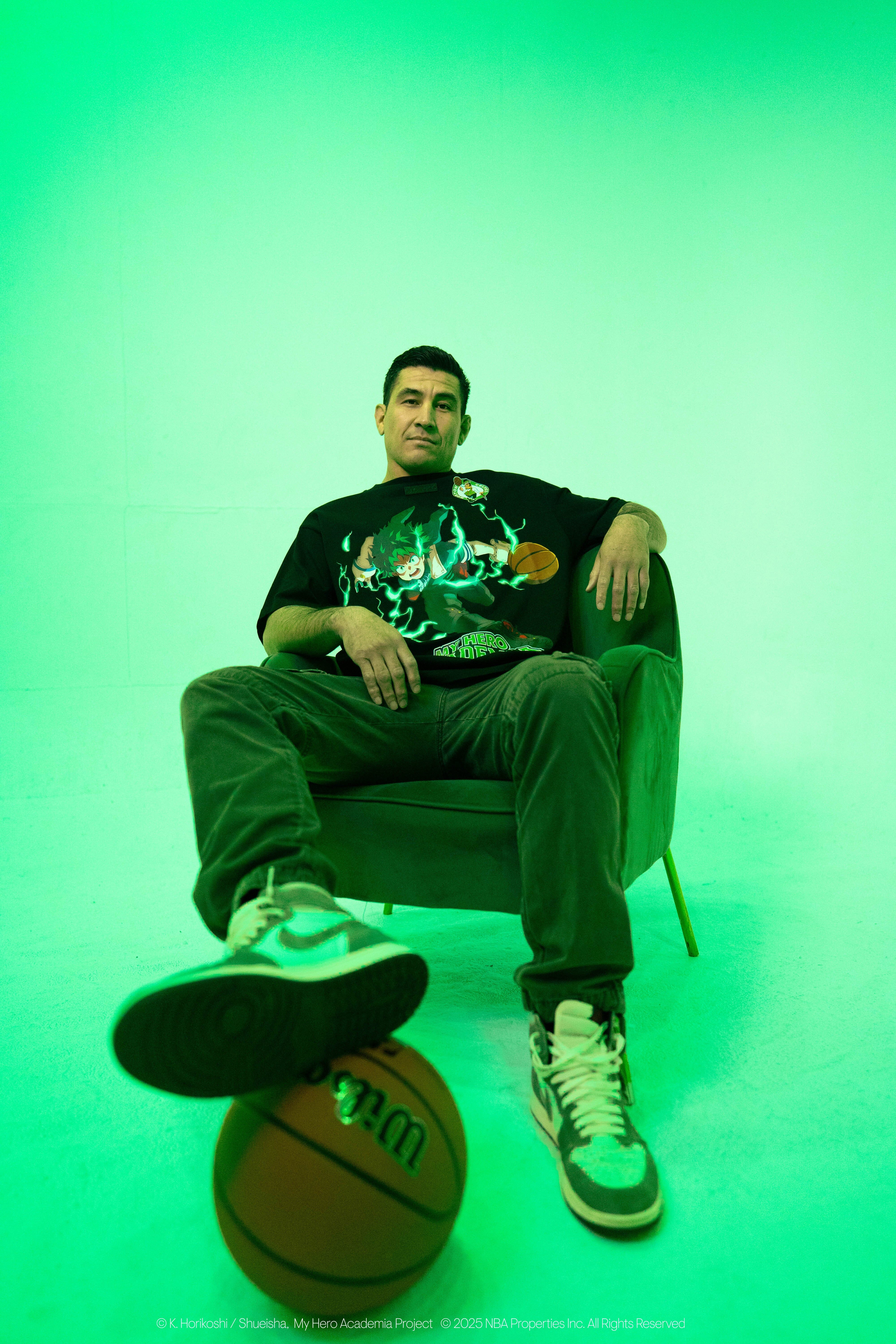 HYPERFLY + NBA + My Hero Academia Celtics Tee Apparel / Tops / Tee Hyperfly 