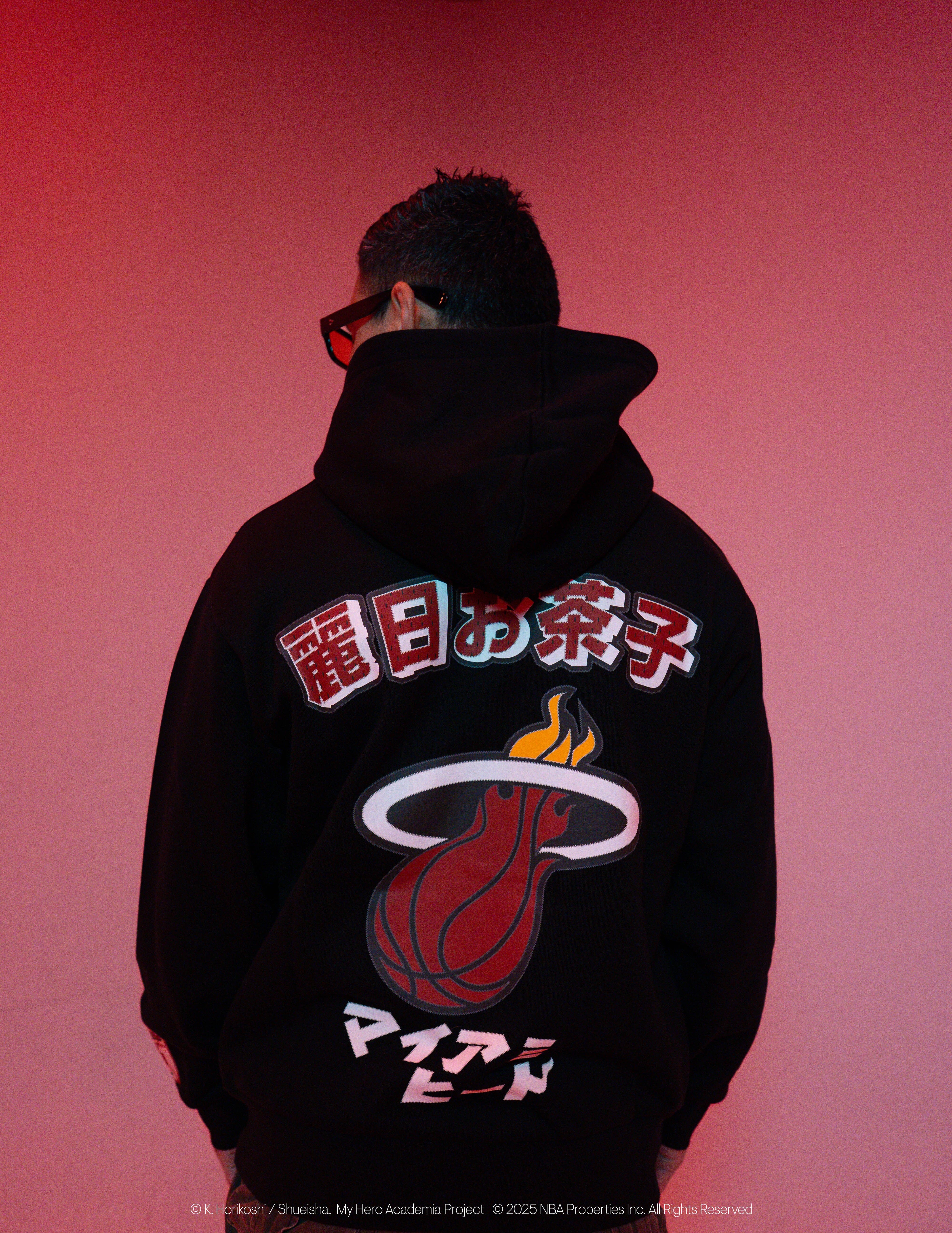 HYPERFLY + NBA + My Hero Academia Heat Hoodie Apparel / Tops / Sweatshirt Hyperfly 