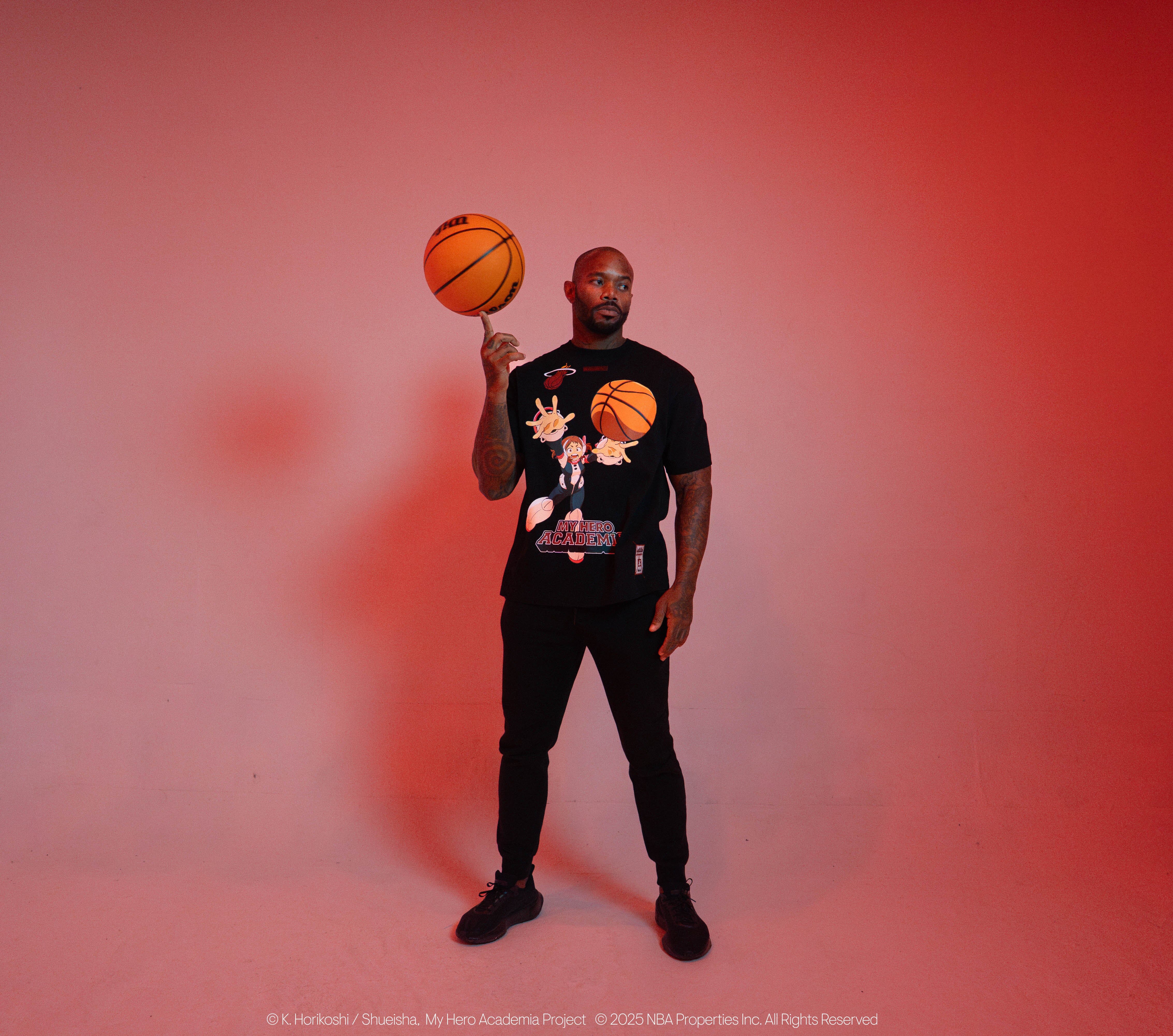 HYPERFLY + NBA + My Hero Academia Heat Tee Apparel / Tops / Tee Hyperfly 