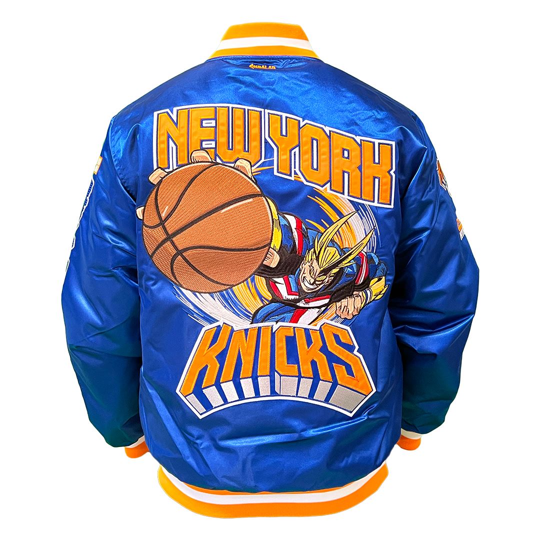 HYPERFLY + NBA + My Hero Academia Knicks Jacket Apparel - Outerwear Hyperfly 