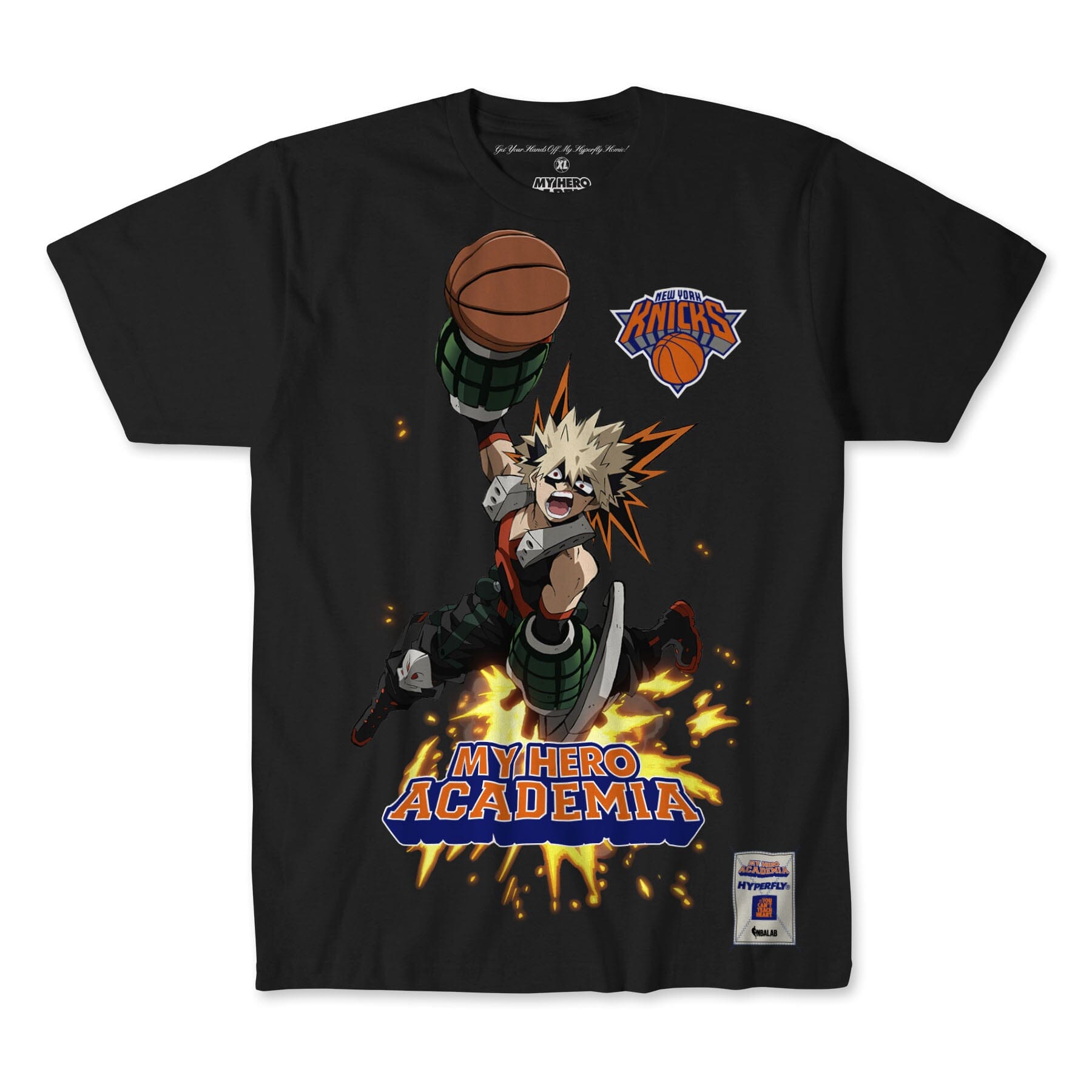 Hyperfly + NBA + My Hero Academia Tee Knicks