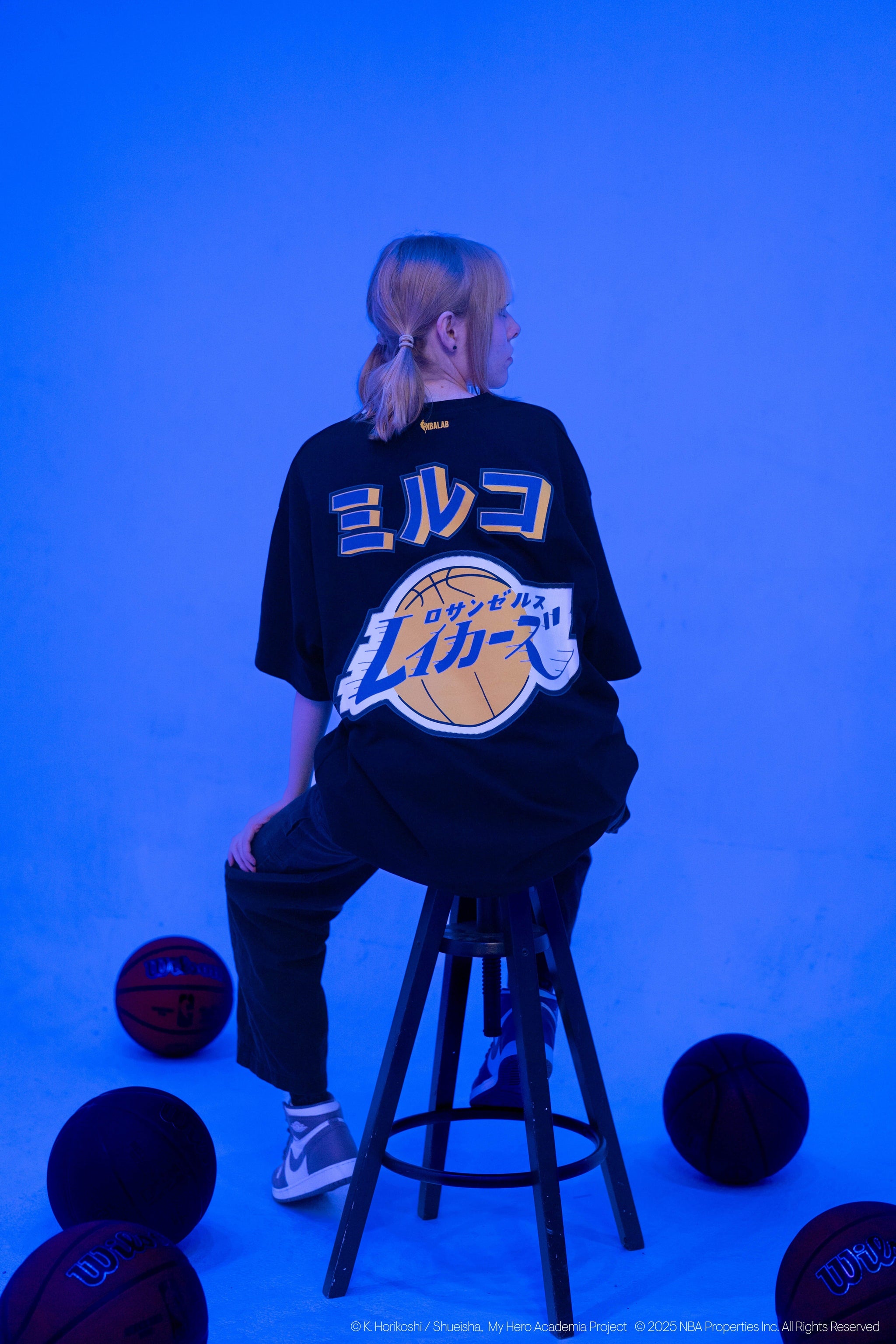 HYPERFLY + NBA + My Hero Academia Lakers Hoodie Apparel / Tops / Sweatshirt Hyperfly 
