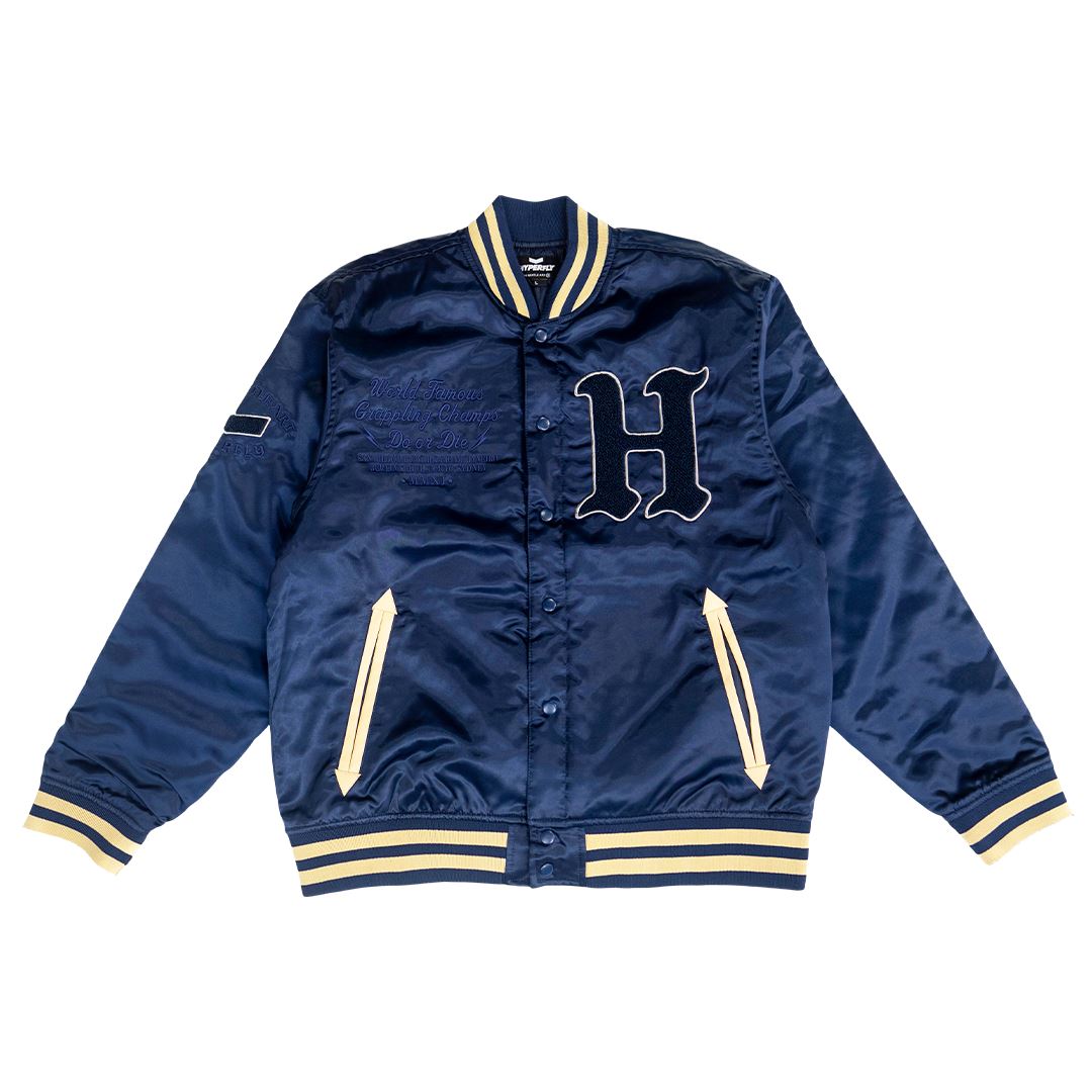 Hyperfly サテンジャケット Mサイズ ONI ナイロンジャケット 美品 Hyperfly Satin Jacket – Oni Mask Design