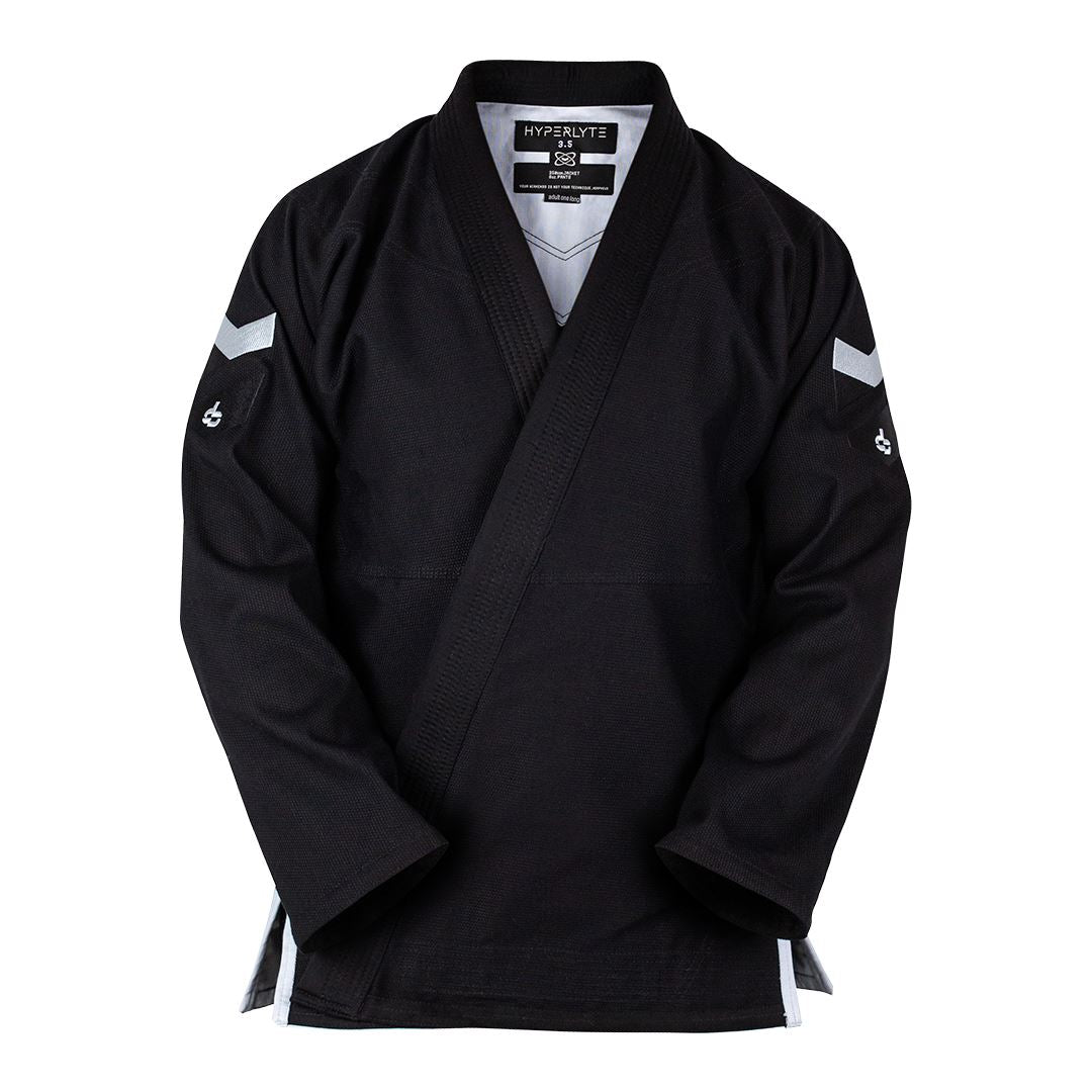 Hyperlyte 3.5 Black With White BJJ Gi – Hyperfly