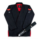Hyperlyte Gi Black + Core Belt Bundle Kimono / Adult Hyperfly F0 White A0