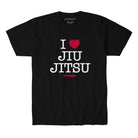 I Heart Jiu Jitsu Tee Apparel / Tops / Tee Hyperfly Black X Small 