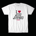 I Heart Jiu Jitsu Tee Apparel / Tops / Tee Hyperfly White X Small 