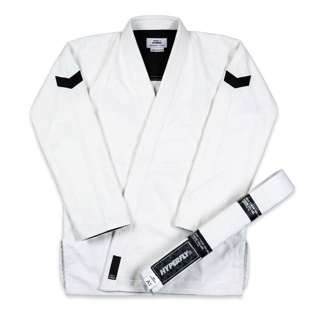 Icon Gi White + Core Belt Bundle Kimono / Bundle Hyperfly F0 White A0