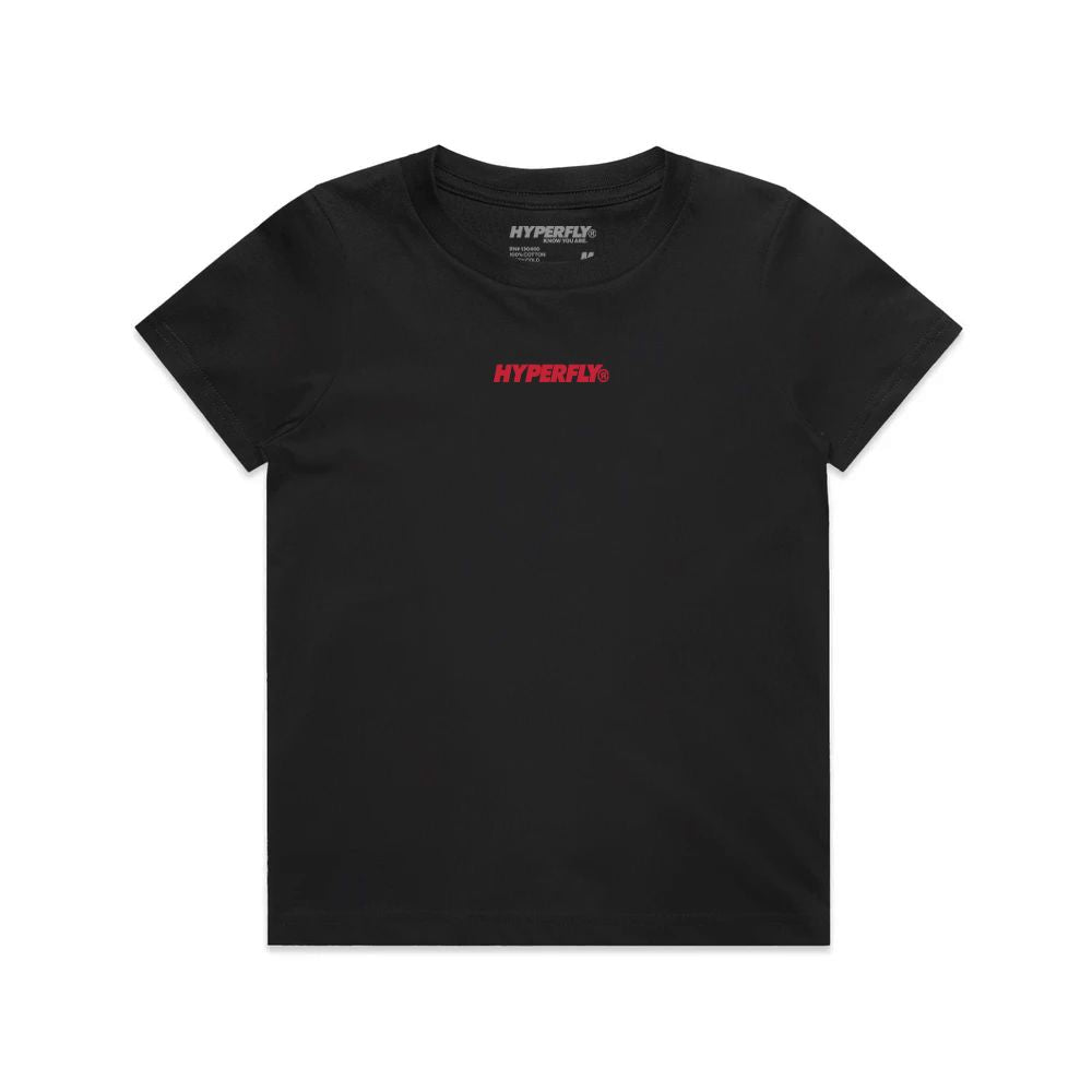 Junior Hyperfly Core Tee Apparel / Tops / Tee Hyperfly Black Junior 2 