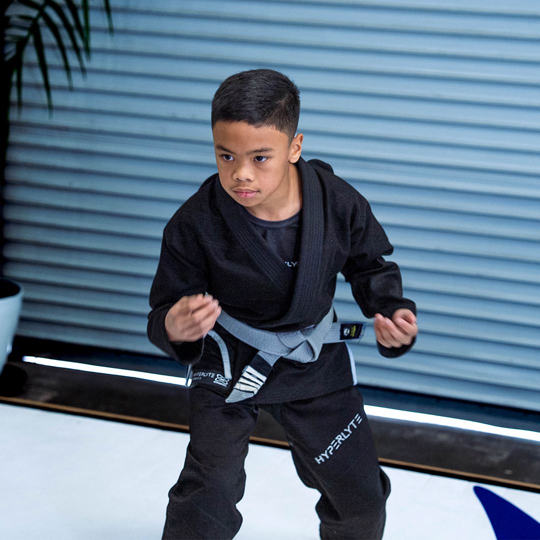 Kids Hyperlyte 3.5 Black BJJ Gi – Hyperfly