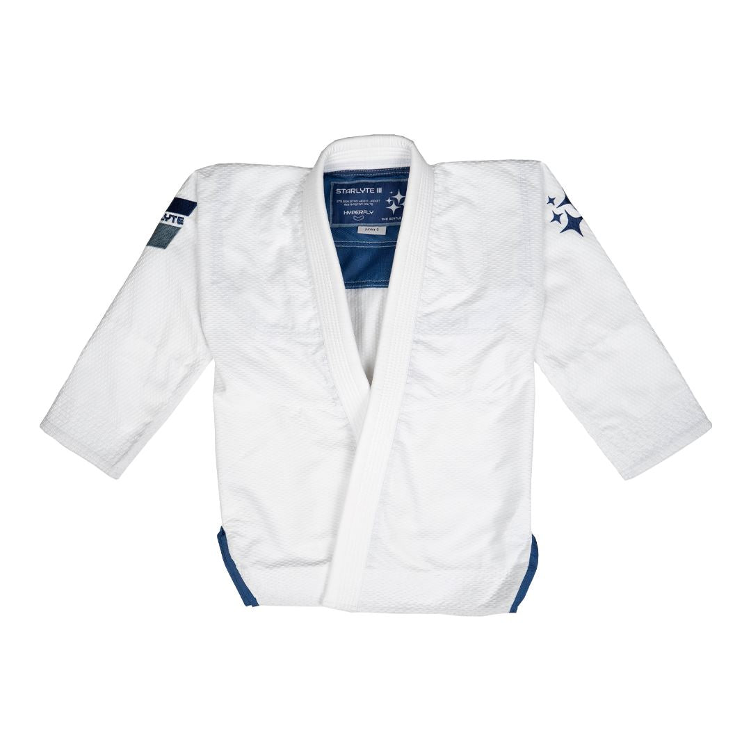 Junior Starlyte III Slate Blue Kimono - Junior Hyperfly White J0 