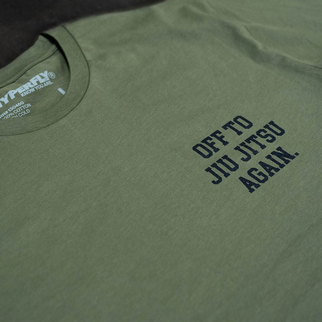 Off To Jiu Jitsu Again Tee Apparel / Tops / Tee Hyperfly 