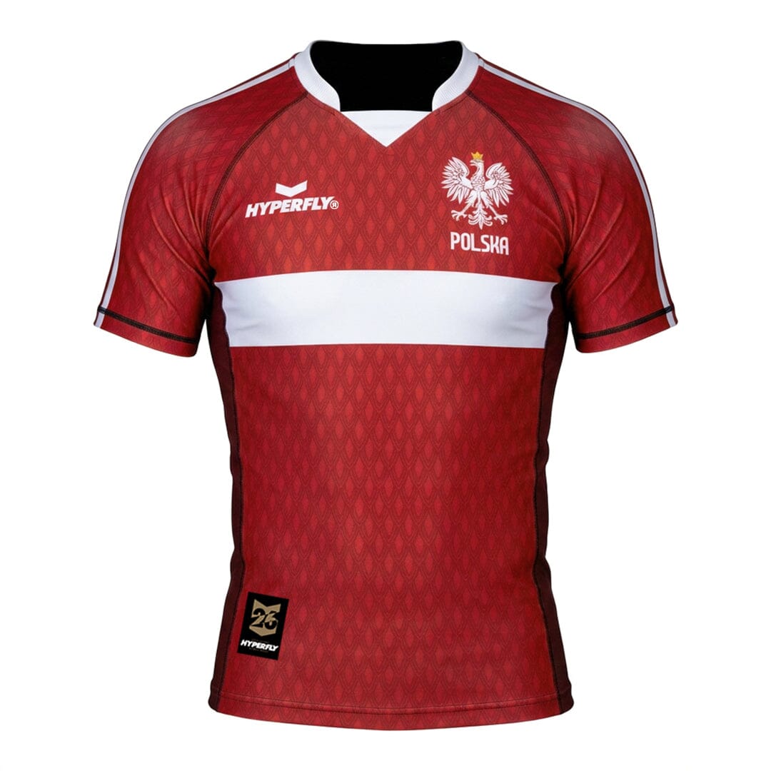 Poland World Cup Rash Guard (Preorder) No Gi / Rash Guard Hyperfly 2X Small 