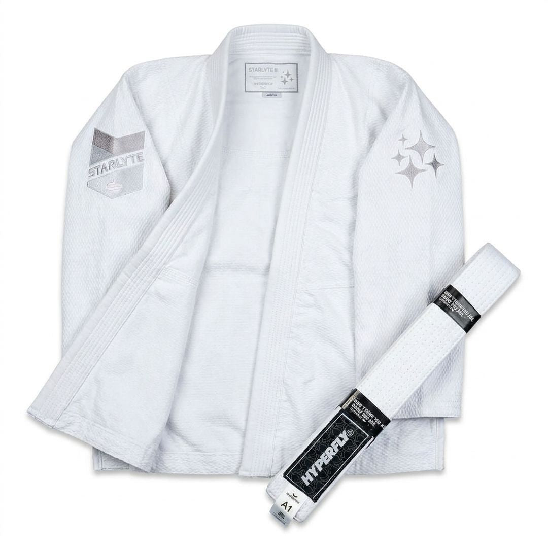 Starlyte Gi White + Core Belt Bundle Kimono / Adult Hyperfly 