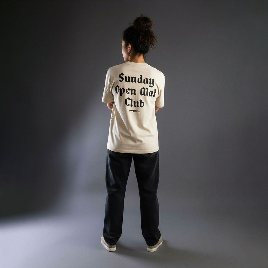 Sunday Open Mat Club Tee Apparel / Tops / Tee Hyperfly 