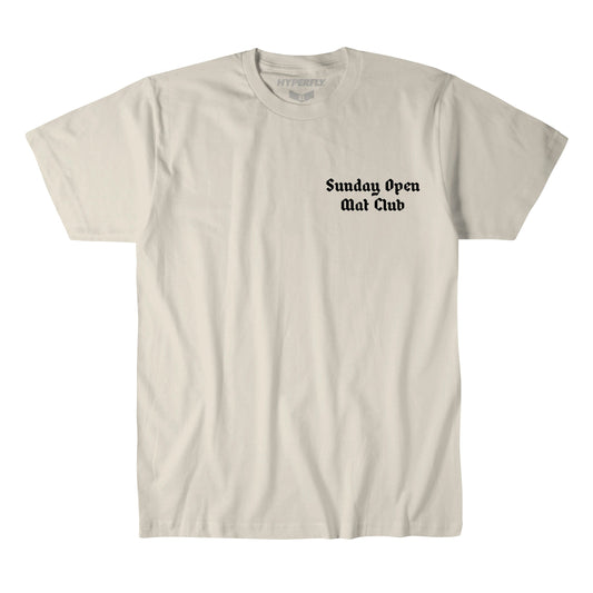 Sunday Open Mat Club Tee Apparel / Tops / Tee Hyperfly Small 