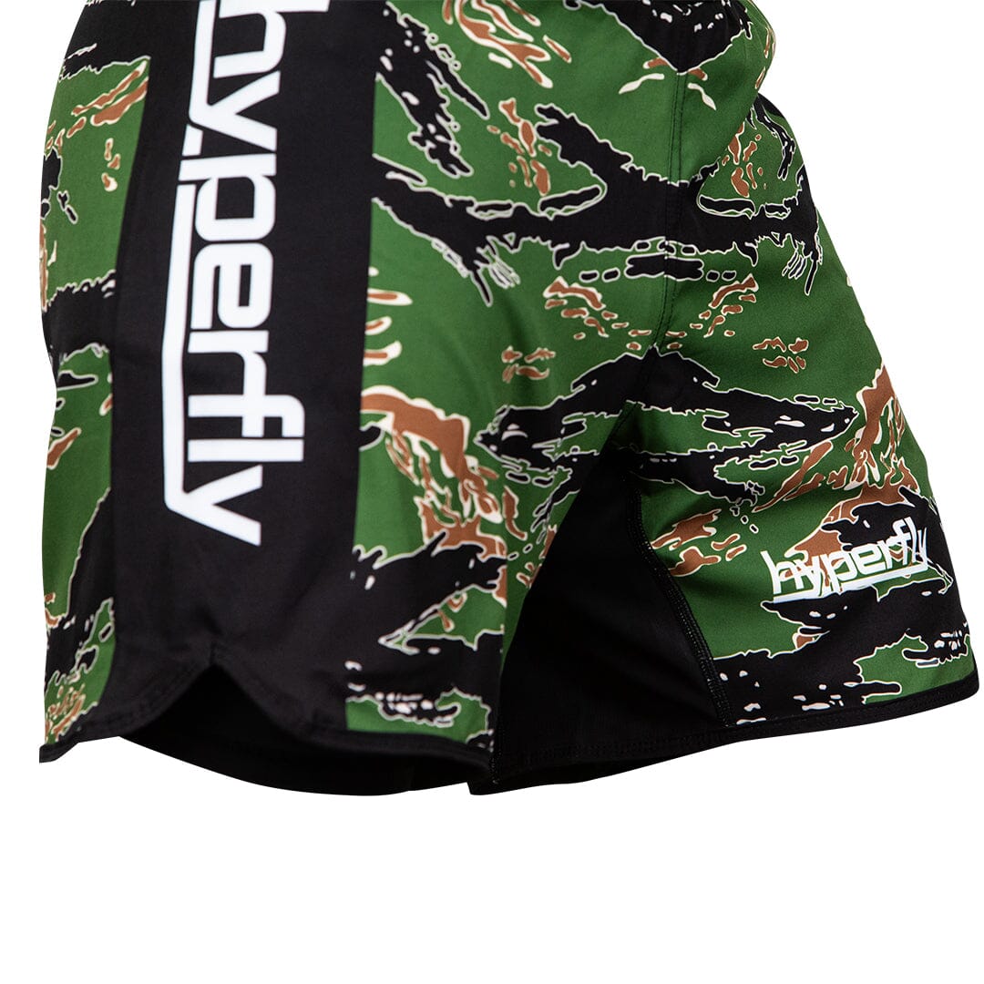 Tiger Camo No Gi Shorts Apparel - Bottoms Hyperfly 