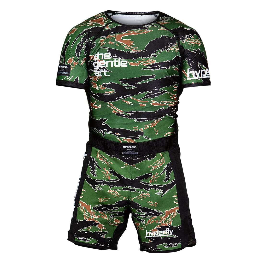 Tiger Camo Rash Guard No Gi - Rash Guard Hyperfly 