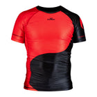 Yin Yang Short Sleeve Rash Guard (Preorder) No Gi - Rash Guard Hyperfly Black and Red X Small 