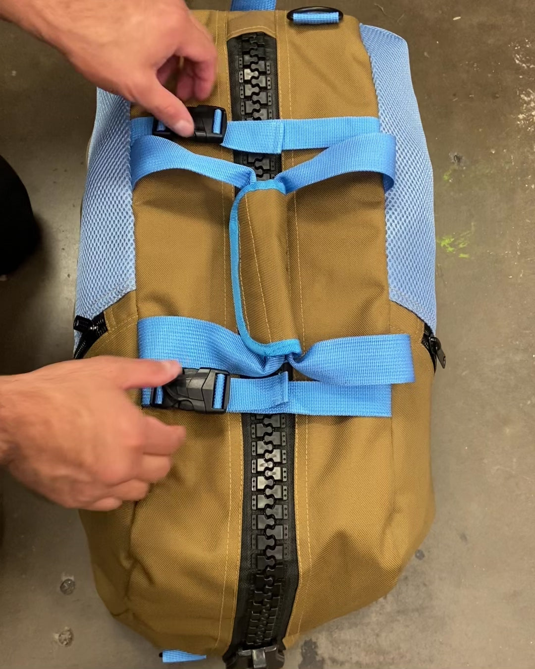 Big Zipper Duffel Bag