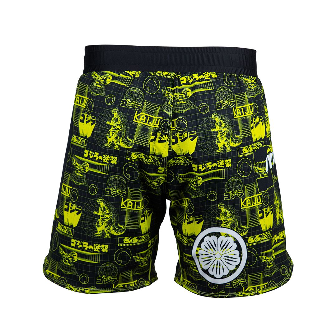 Hyperfly x Godzilla Grid BJJ Shorts (Clearance)