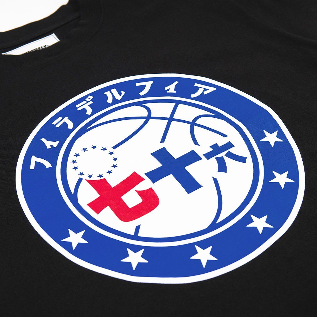 NBA x HYPERFLY Katakana Tee / 76ers Hyperfly 
