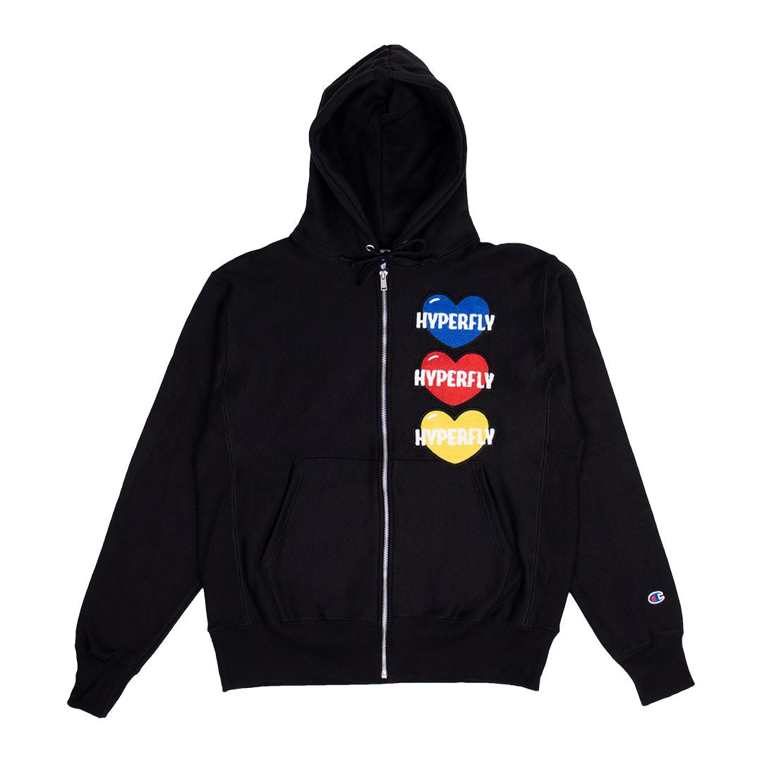 The Heart Zip-Up Apparel - Outerwear Hyperfly Small 