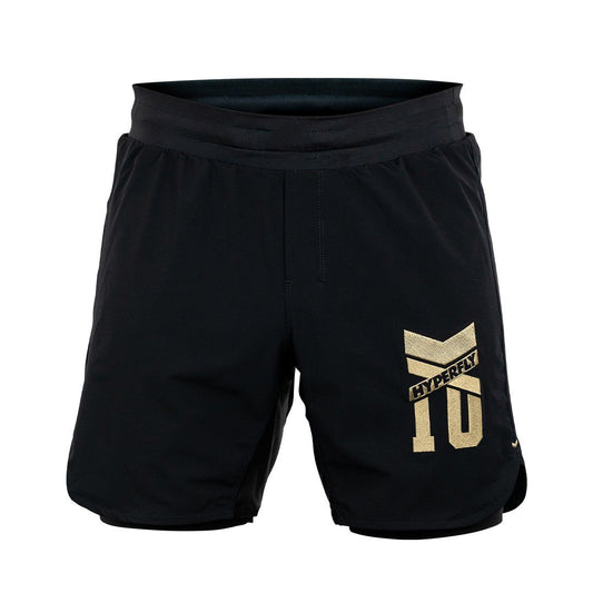 The Icon Combat Shorts / Anniversary Edition No Gi - Bottoms DO OR DIE Black/Gold 26