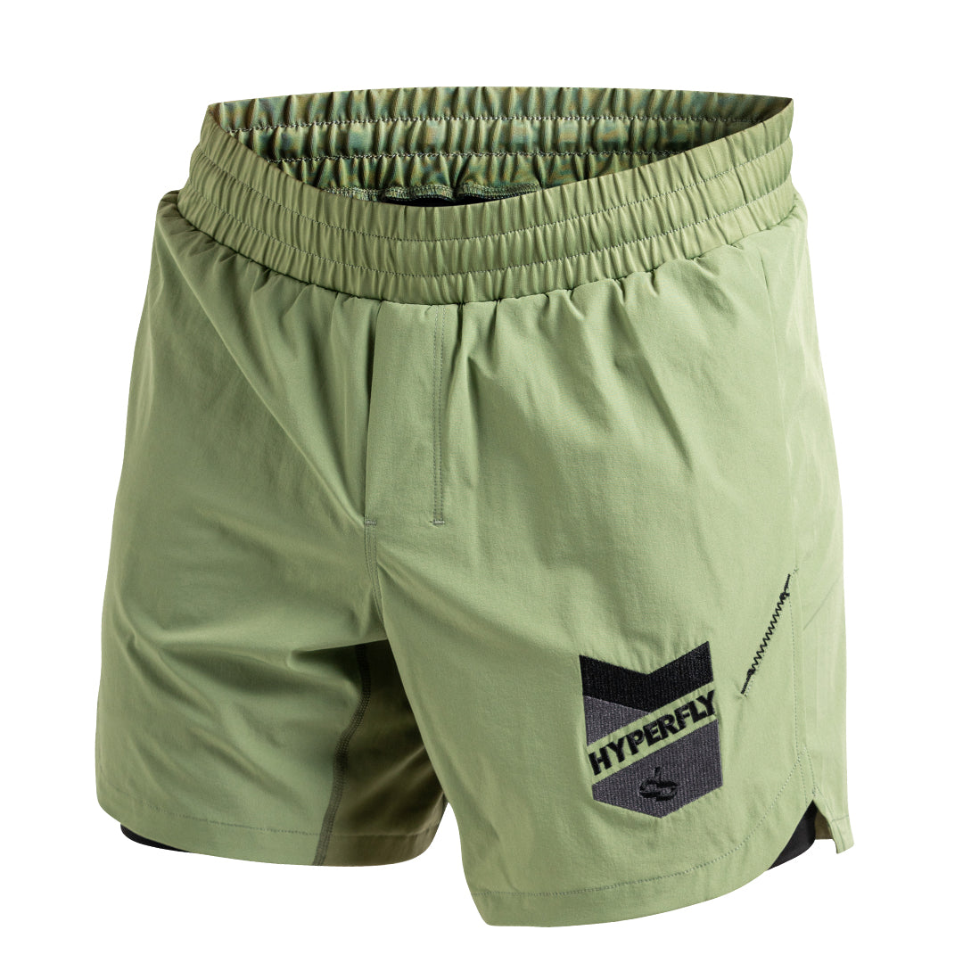 The Icon Combat Shorts No Gi - Bottoms DO OR DIE Olive 26