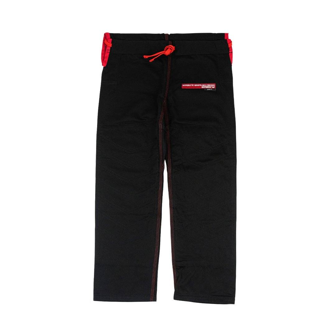 Thrift - Junior Hyperlyte 2.5 Pants / Black w. Red / J6 Kimono - Thrift DO OR DIE Red Pants J6 