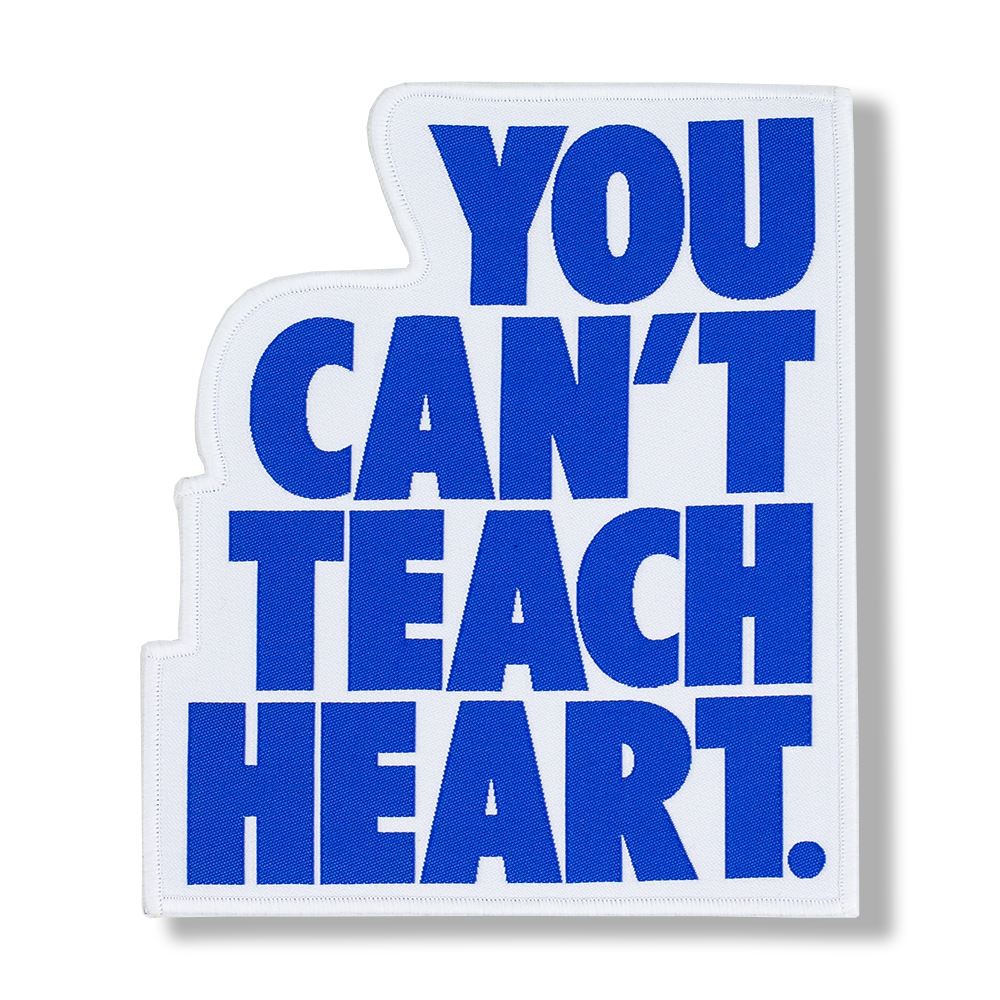 White You Can't Teach Heart. Patch Patch DO OR DIE Blue YCTH 