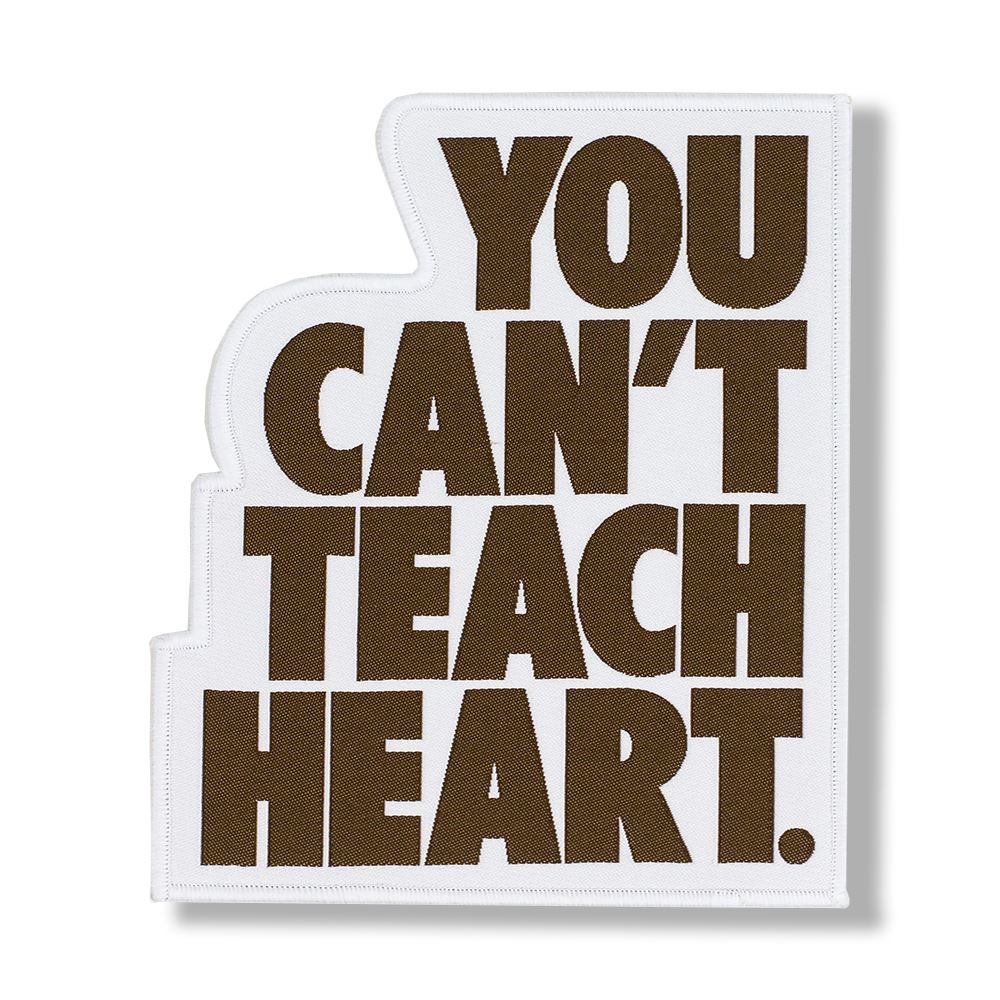 White You Can't Teach Heart. Patch Patch DO OR DIE Brown YCTH 