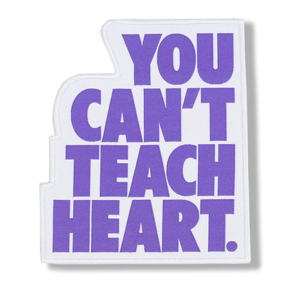 White You Can't Teach Heart. Patch Patch DO OR DIE Pastel Violet 