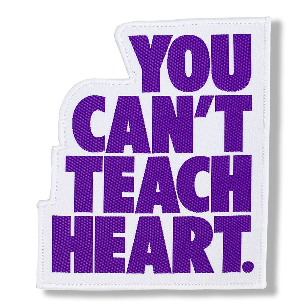 White You Can't Teach Heart. Patch Patch DO OR DIE Purple YCTH 