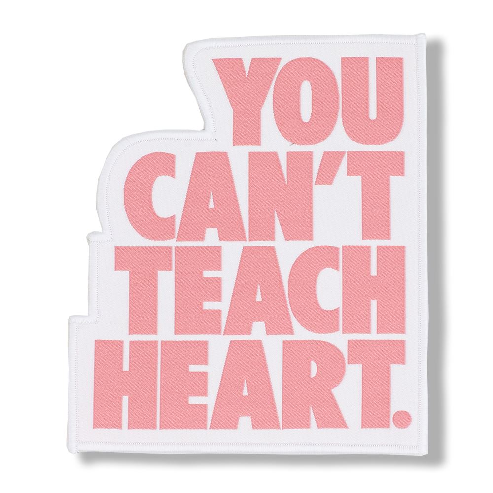 White You Can't Teach Heart. Patch Patch DO OR DIE Rose Quartz 